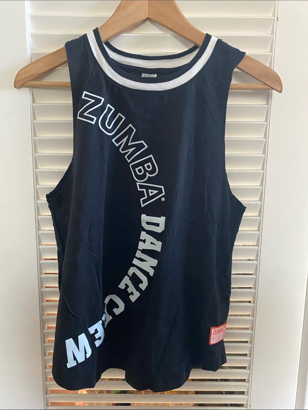 Zumba Fitness Black & White Sleeveless Tank
